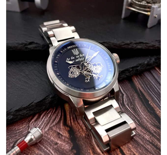 Awarder 058 Де би не був Silver-Black Steel