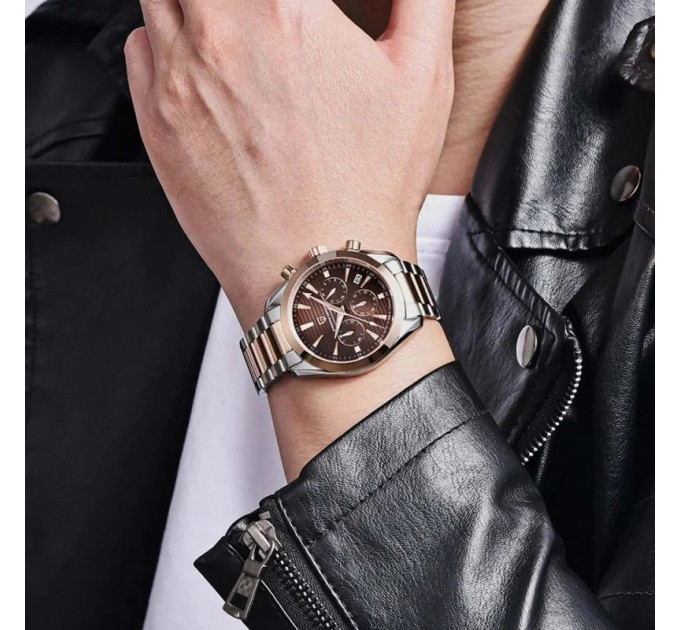Pagani Design PD-1712 Silver-Rose Gold-Brown