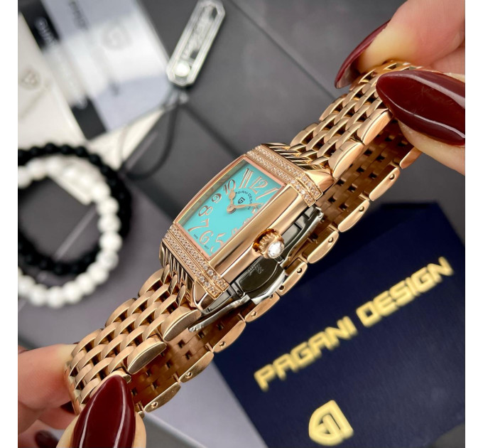 Pagani Design PD-1737 RoseGold-Blue