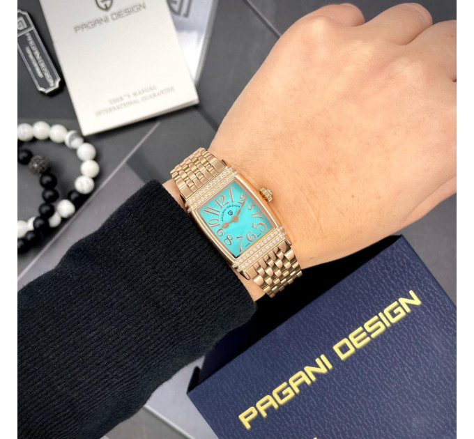 Pagani Design PD-1737 RoseGold-Blue