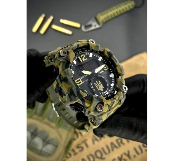 Awarder 003 Тризуб золото Army Green