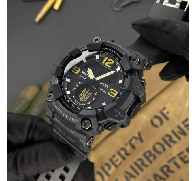 Awarder 004 Тризуб золото Black