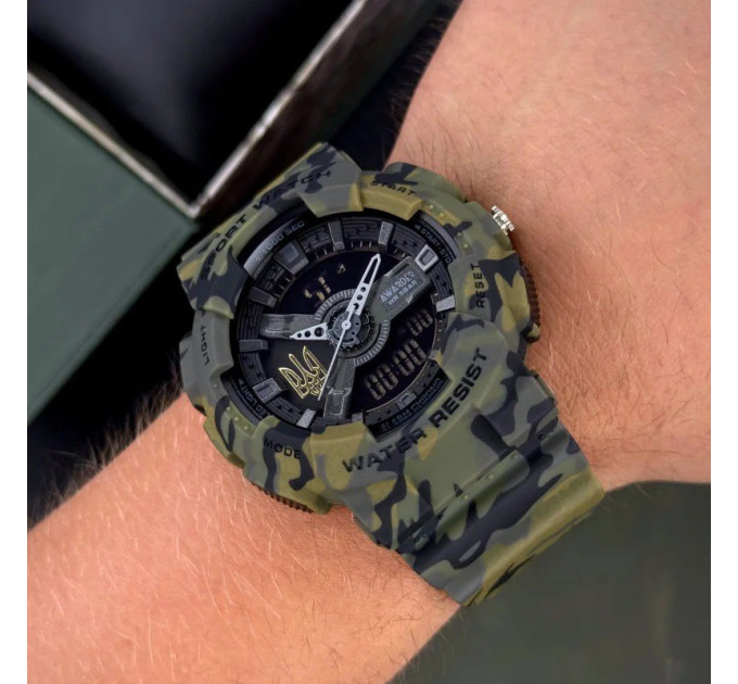 Awarder 005 Тризуб золото Camo Green