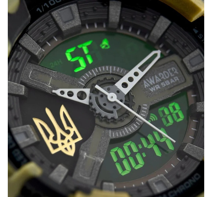 Awarder 005 Тризуб золото Camo Green