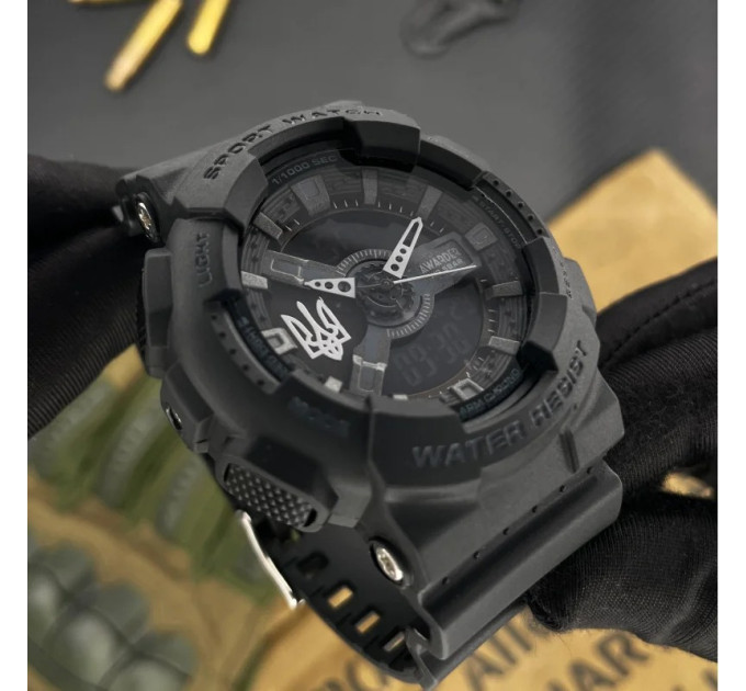 Awarder 005 Тризуб срібло  Black