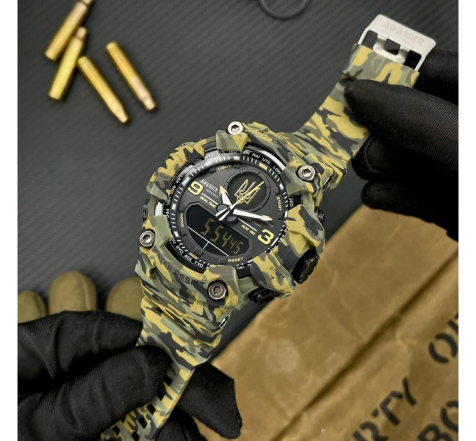 Awarder 001 Тризуб золото Camo Green