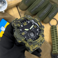 Awarder 004 Тризуб срібло Camo Green
