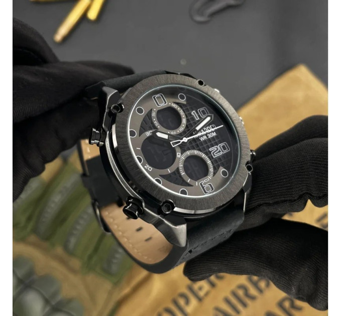 Awarder 017 Black Leather
