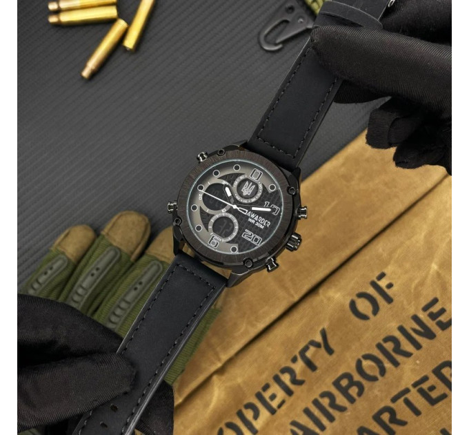 Awarder 017 Тризуб срібло Black