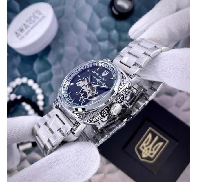Awarder 021-3D  Де би не був Silver-Black Steel