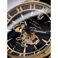 Awarder 021-3D Де би не була Gold-Black-Black Leather