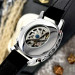 Awarder 021-3D Де би не була Silver-Black-Black Leather