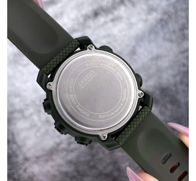 Awarder 033 Де би не був Army Green-Silver-Black