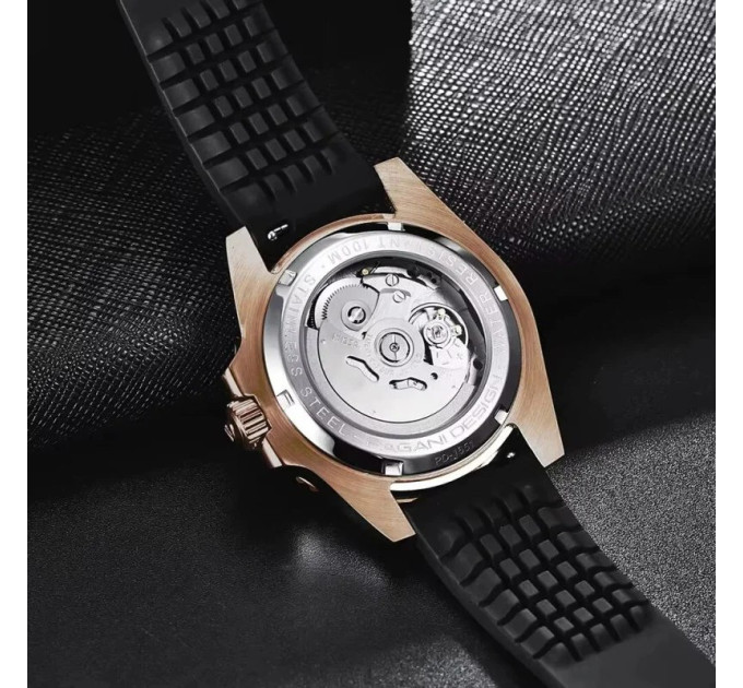 Pagani Design PD-1651 Gold-Black Silicone