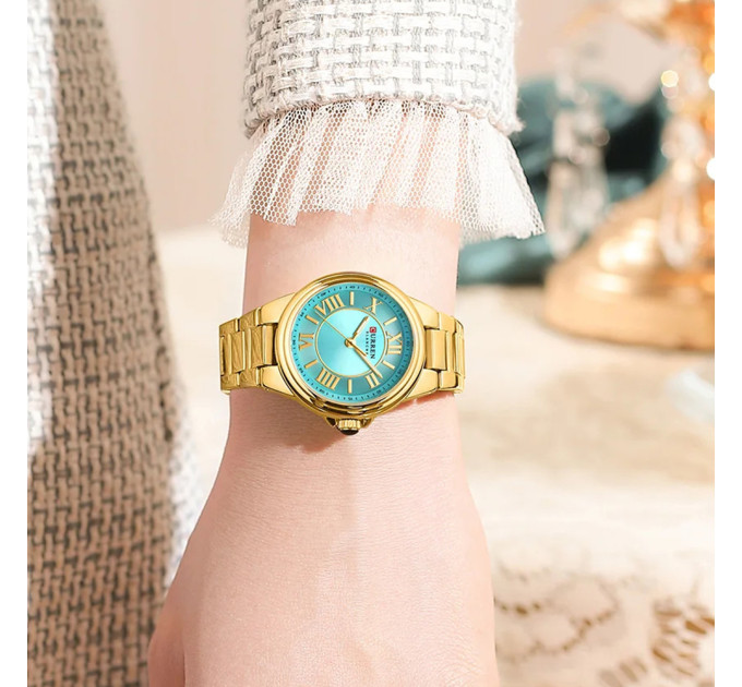 Curren 9091 Gold-Blue