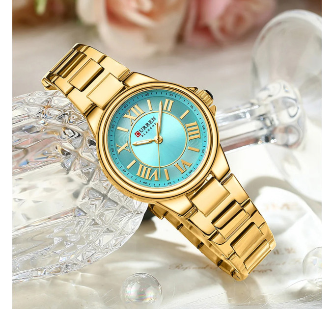 Curren 9091 Gold-Blue