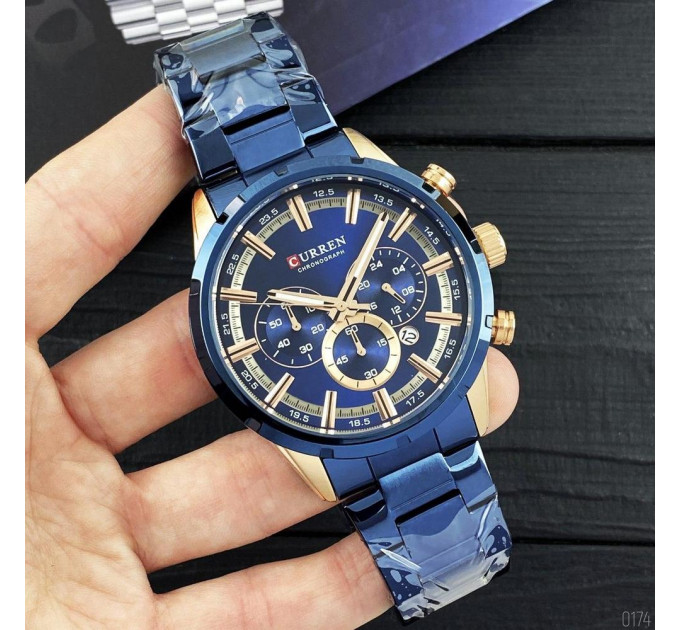 Curren 8355 Blue-Cuprum
