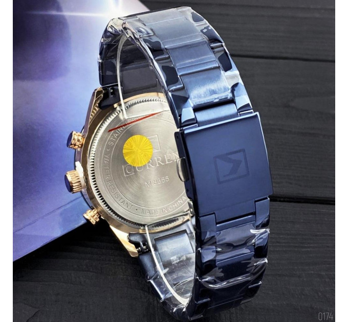 Curren 8355 Blue-Cuprum