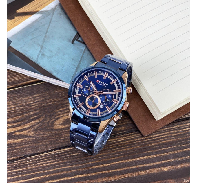 Curren 8355 Blue-Cuprum