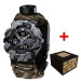 Patriot 005 Тризуб срібло Сірий камуфляж Паракордовий ремінець Camo Green + Коробк