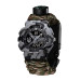 Patriot 005 Тризуб срібло Сірий камуфляж Паракордовий ремінець Camo Green + Коробк