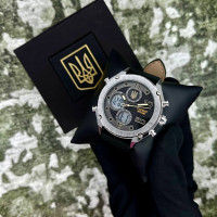 Patriot 017BKWT Тризуб золото Silver-White