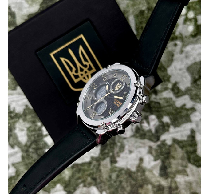 Patriot 017BKWT Тризуб золото Silver-White