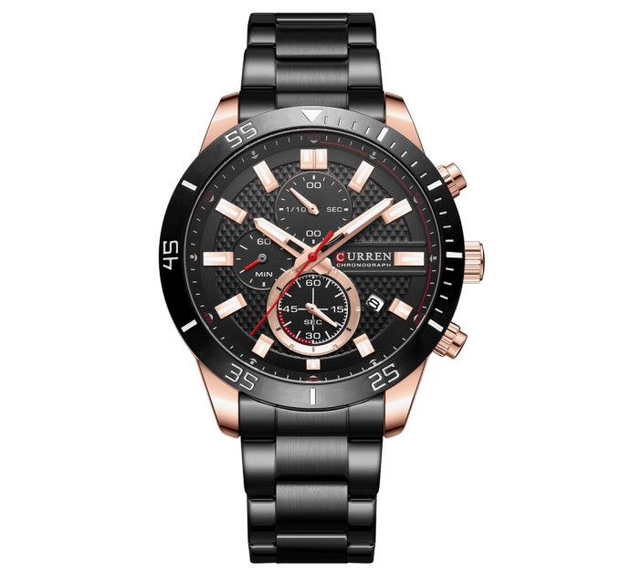 Curren 8417 Black-Gold