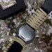 Patriot 005 Тризуб золото Camo Green Паракордовий ремінець Khaki + Коробка.