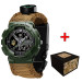 Patriot 005 Тризуб золото Army Green Паракордовий ремінець Khaki + Коробка.
