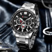 Curren 8418 Silver-Black