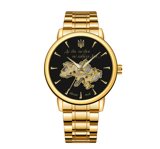 Patriot 022-3D Не Забуду Дім Gold-Black Steel