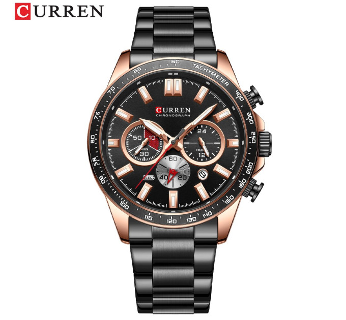Curren 8418 Black-Gold