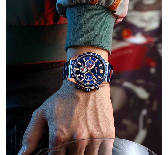 Curren 8418 Blue-Gold