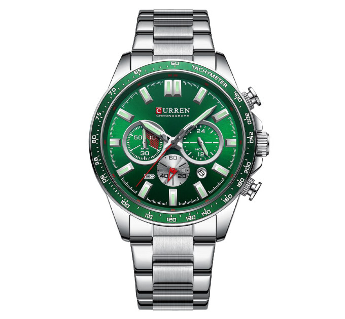 Curren 8418 Silver-Green
