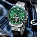 Curren 8418 Silver-Green