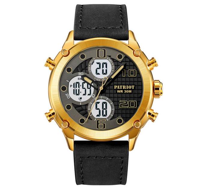 Patriot 017LGDWT Gold-White Leather