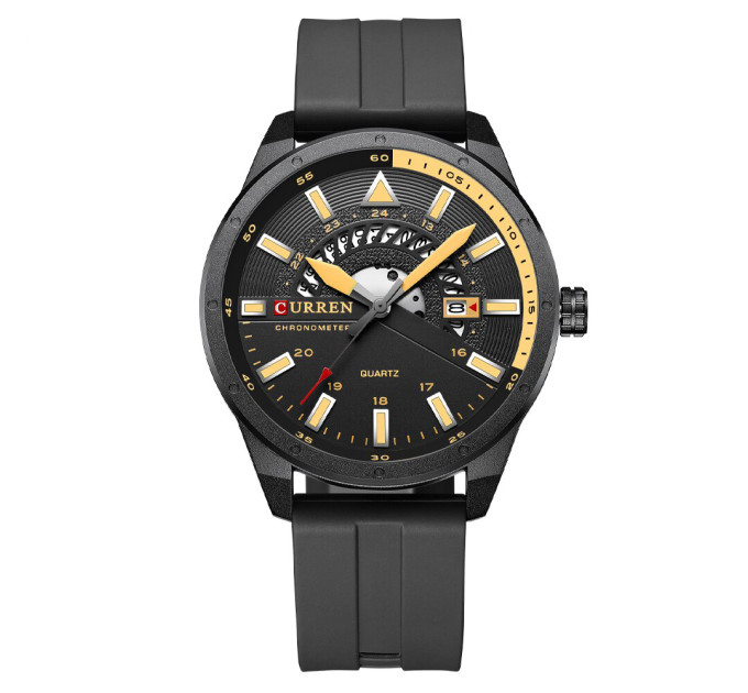 Curren 8421 Black-Yellow