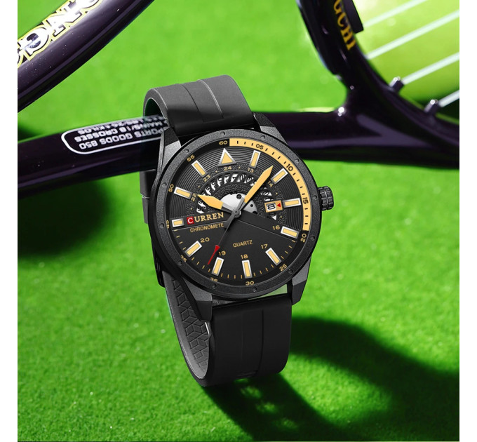 Curren 8421 Black-Yellow