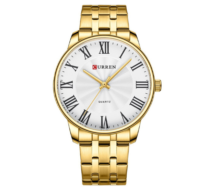 Curren 8422 Gold-White