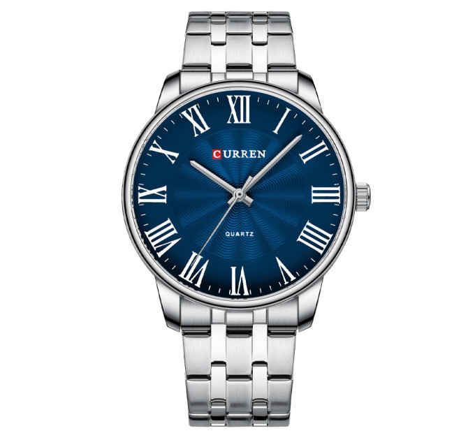 Curren 8422 Silver-Blue