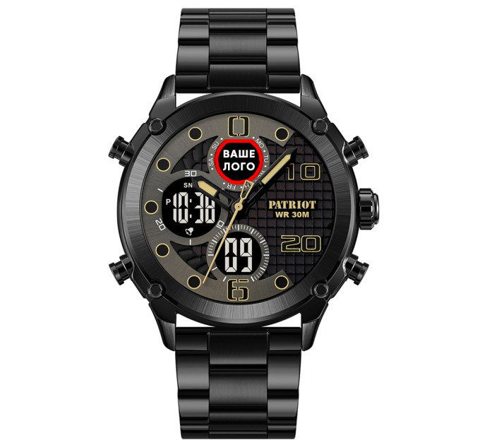 Patriot 017 Ваше Лого All Black Steel