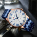 Curren 8422 Blue-Gold-White