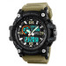 Skmei 1283 Black-Khaki Wristband.