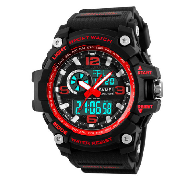 Skmei 1283 Black-Red SALE