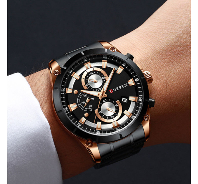 Curren 8360 Black-Gold
