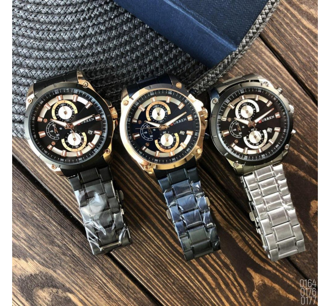 Curren 8360 Black-Gold