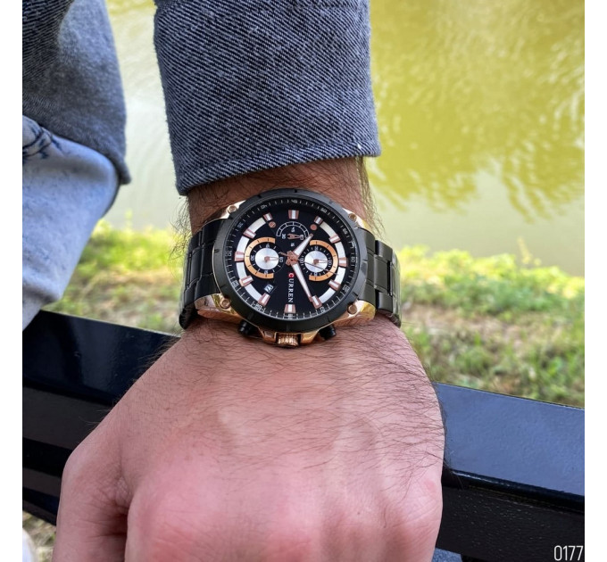 Curren 8360 Black-Gold