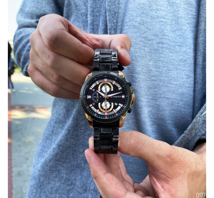 Curren 8360 Black-Gold