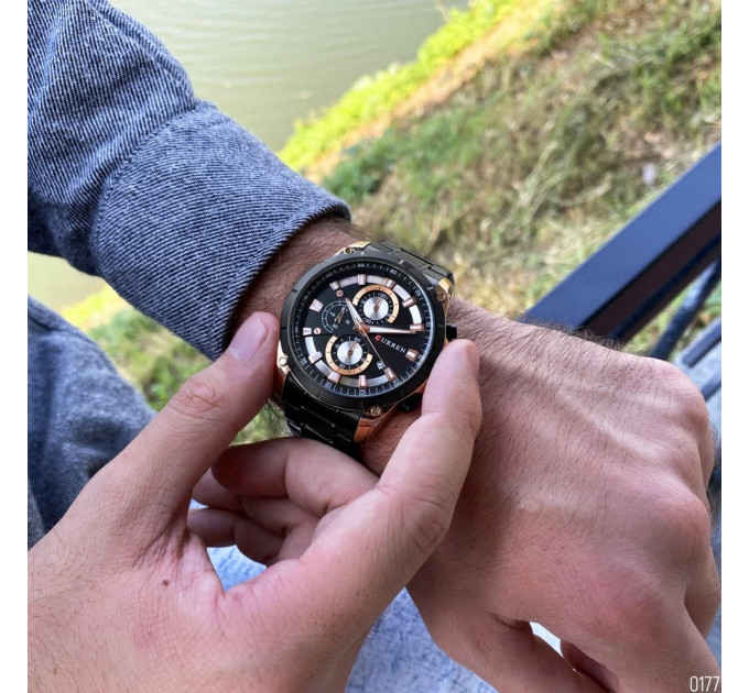 Curren 8360 Black-Gold